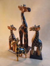 Giraffen - 4 Stück verschiede