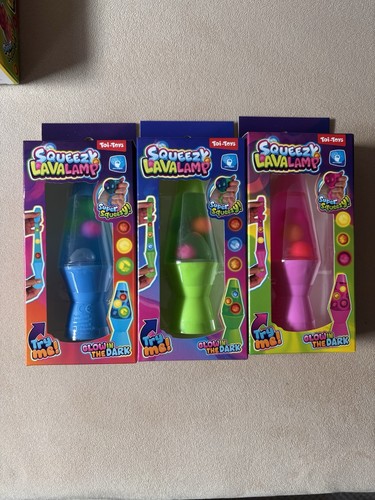 Lavalampe squishy squeezy - lavalampe, 3x