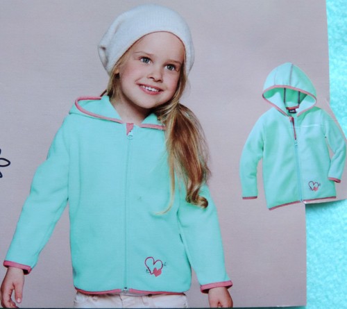 Mädchen fleecejacke mit - mädchen,