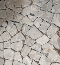 Restposten 11 qm Mosaik Palladiana Grigio -Bruch- auf Matte Nr. 316