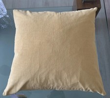 Modern Samt streifen kissenbezug,bedruckt ,Farbe Gelb ,Kissenbezug 45cm.x45cm.