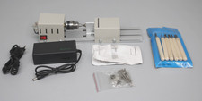 Mini-Drehmaschine Metall Drehbank Tischdrehbank DIY Holzbearbeitung mit High