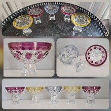 5 edle Likörschalen aus