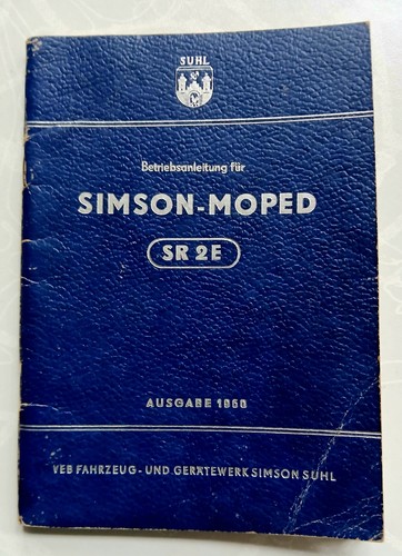 Betriebsanleitung für simson - betriebsanleitung,