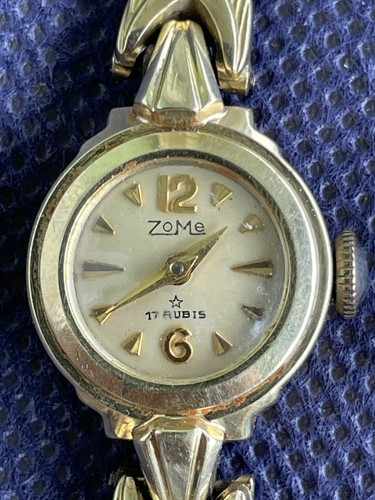 Goldene damenuhr zome modell - goldene,