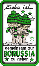 Emblem Stickemblem Aufnäher Patch "Liebe ist....Gladbach", 10x6 cm