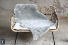 Lammfell Schaffell grau