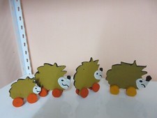 Herbst Dekoration - Igel Familie, rollbar aus Sperrholz, Handmade