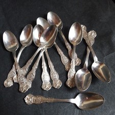 12 Kaffeelöffel versilbert