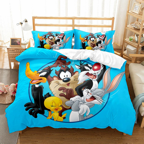 Cartoon bettwäsche set - bettwäsche, looney