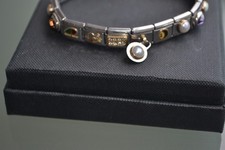 Origin.Nomination-Armband a. Edelstahl u. 750er Gelbgold / Edelsteine NP 897 Eur