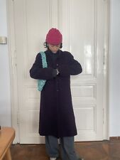 Wollmantel Violett 80% Wolle