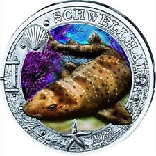 3 Euro Münze Schwellhai Serie Meereswelten Österreich 2023