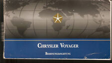 deutsche Betriebsanleitung CHRYSLER Voyager Handbuch bedienungsanleitung Bj. 97