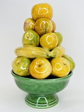 Secla Portugal Majolika Obst