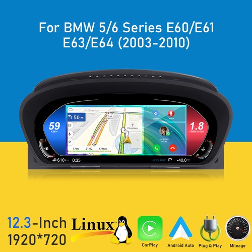 Für bmw 5er - 12,3'', e60
