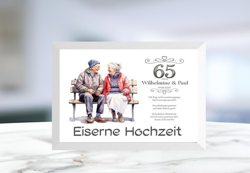 Eiserne hochzeit - hochzeit,