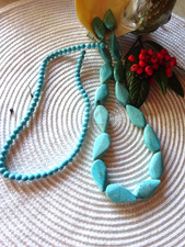 2 Stränge Howlith türkis, 1