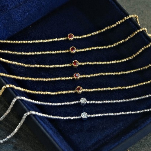 18k gold natural red ruby - natural,