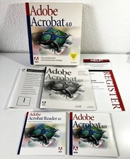 Adobe Acrobat 4.0 Windows deutsch, Vollversion, 2x CD, Handbuch, OVP, kein OEM