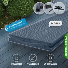 Wpc terrassendielen massiv - terrassendielen,