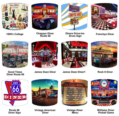 American diner lampenschirme - american,