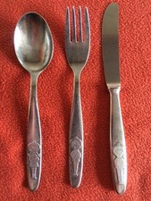 1 dreiteiliges Kinderbesteck