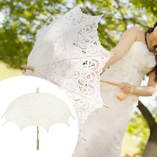 Spitzen-Hochzeitsschirm-Dekor