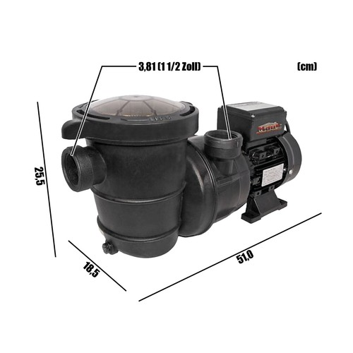 Schwimmbadpumpe 14400l 550w - schwimmbadpumpe, 14400l/h