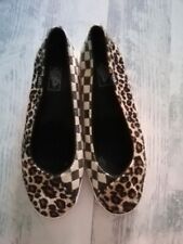 Tolle Ballerina Vans in Leoparden-Fell Optik Größe 37