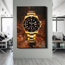 Leinwandbild uhr goldenes - ✅leinwandbild,