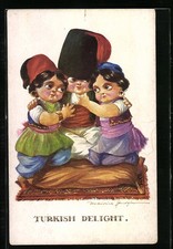 Künstler-AK Fred Spurgin: Turkish Delight, Scherz 