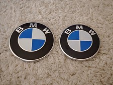 82mm 74mm Emblem Für BMW Motorhaube Heckklappe Blau Weiß Plakette Logo E46 E90