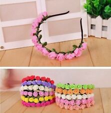 Haarreif ROSEN Blumen Kranz Haarband Blume Haar Blüte Trachten Dirndl 11 Farben 