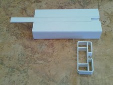 Kunststoffzaun Lattenzaun Gartenzaun,  1A Zaunriegel, Querriegel