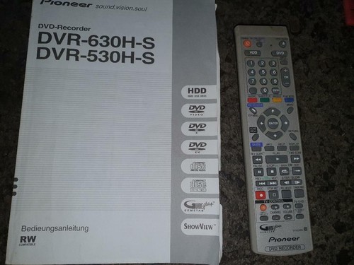 Pioneer dvd rekorder 530h - pioneer,