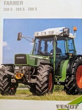 FENDT FARMER 250 S 260 S 280 S Traktoren Prospekt