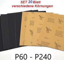 20 x Schleifpapier Set 23x28cm