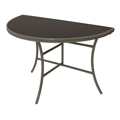 Wandtisch halbrund aus metall - halbrund,