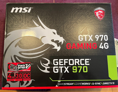 Msi geforce gtx 970 - gaming, 4g