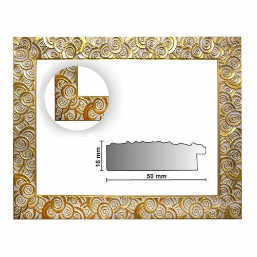 Barockrahmen gold fein