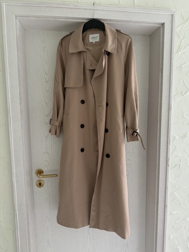 Only trenchcoat damen beige - only,