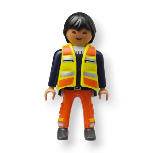 Playmobil figur warnweste frau - figur,
