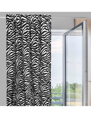 Zebra vorhang weiss - zebra,