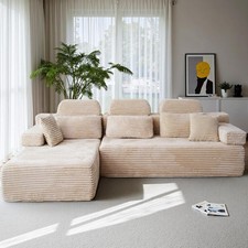 Ecksofa mit hoher Rückenlehne