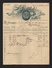 BERLIN, Rechnung 1904, S. Gottlob Herren-Knaben-Hüte