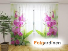 Fotogardinen aus Chiffon