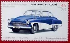 Briefmarke BRD Wartburg 311