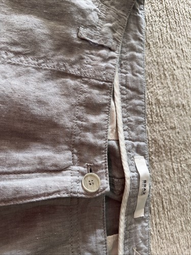 Brax leinenhose grau - leinenhose,, grau,