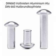 Halbrundkopf DIN660 Vollnieten